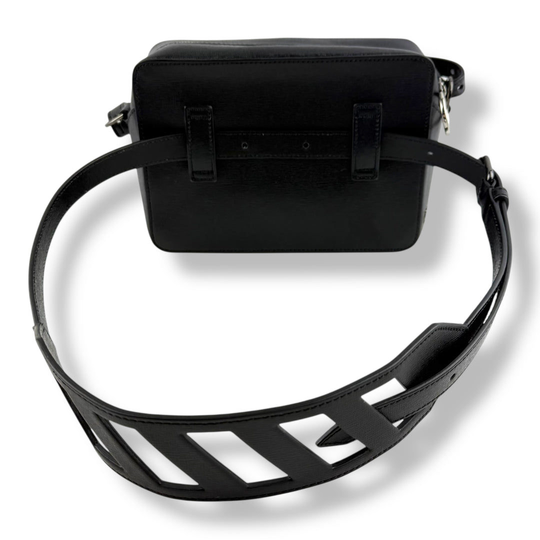 Off-White Black/White Clip Camera Crossbody Bag