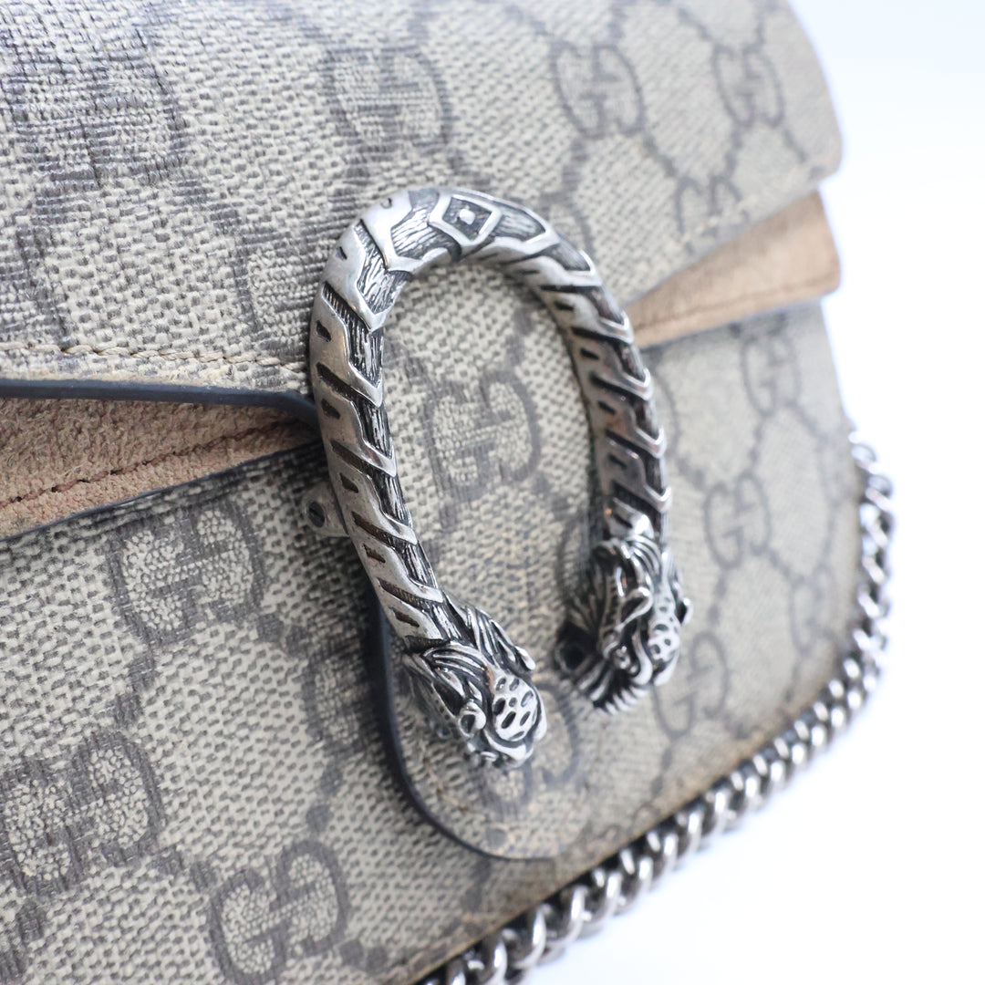 Gucci GG Dionysus Beige Super Mini Handbag