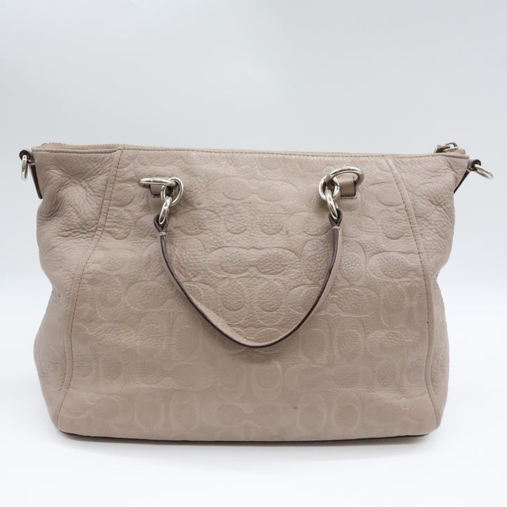 Coach Grey Carryall Handbag