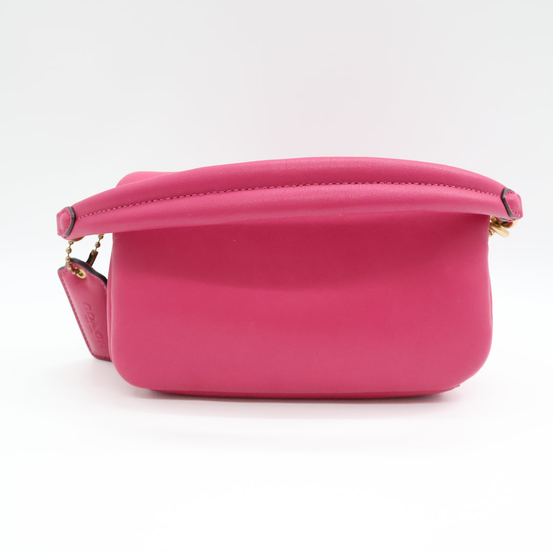 Coach Pillow Tabby 18 Pink Leather Handbag