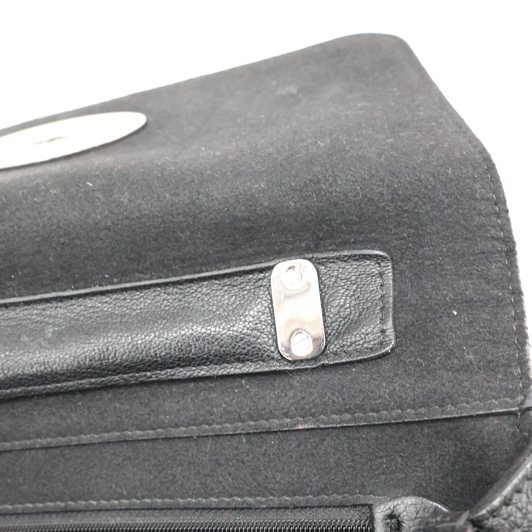 Mulberry Medium Lily Black Leather Handbag