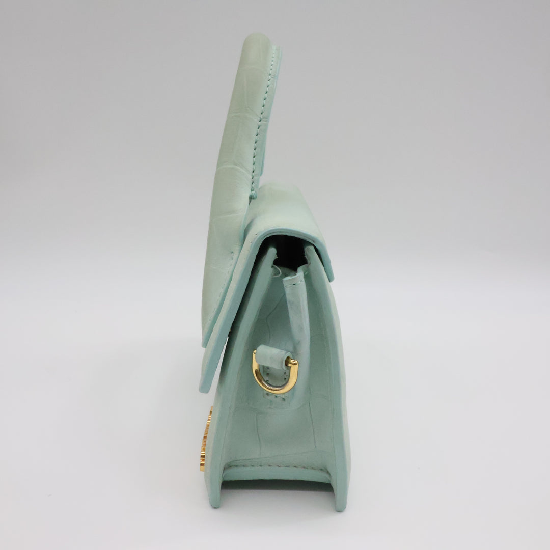 Jacquemus Le Chiquito Long Light Green Crossbody Handbag