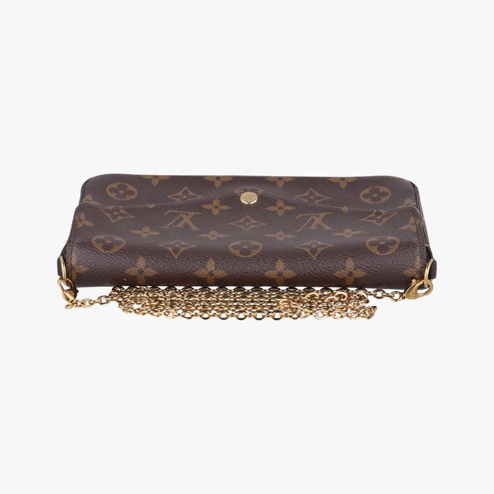 Louis Vuitton Felicie Pochette Brown Monogram Handbag