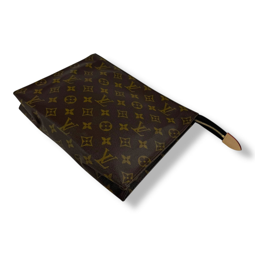 Louis Vuitton Brown Monogram Toiletry Pouch 26 Bag