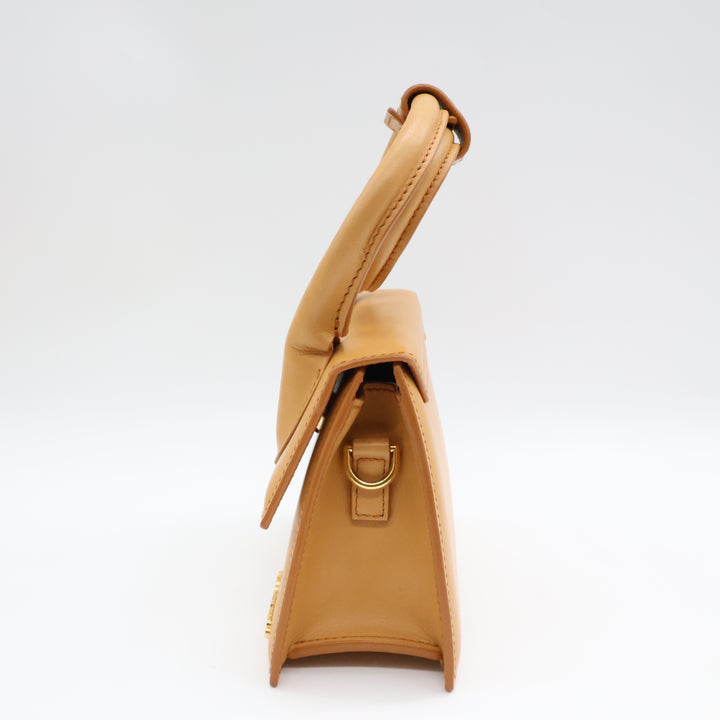 Jacquemus Le Chiquito Noeud Tan Crossbody Handbag