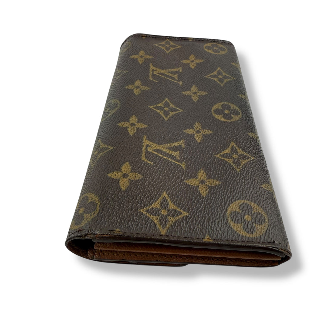 Louis Vuitton Sarah Brown Monogram Femme Wallet