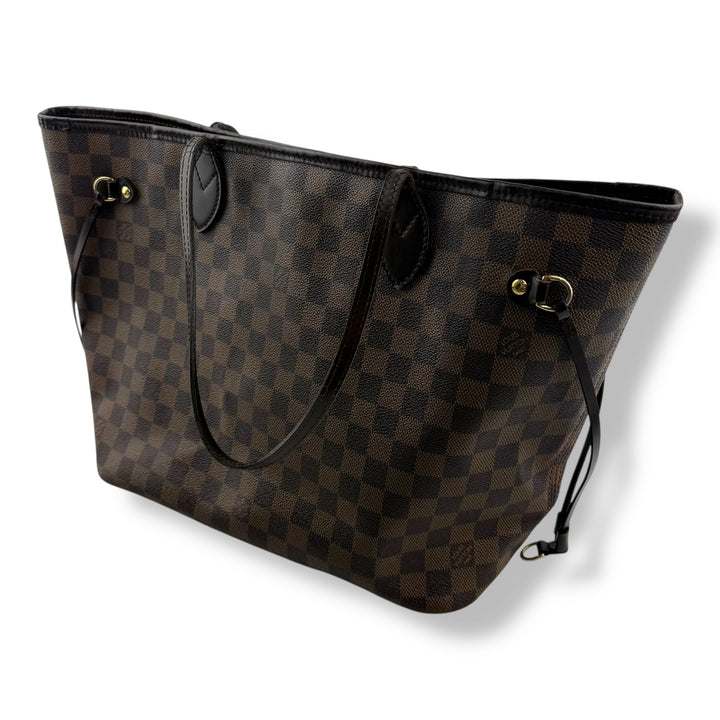 Louis Vuitton Brown Damier Neverfull MM Handbag