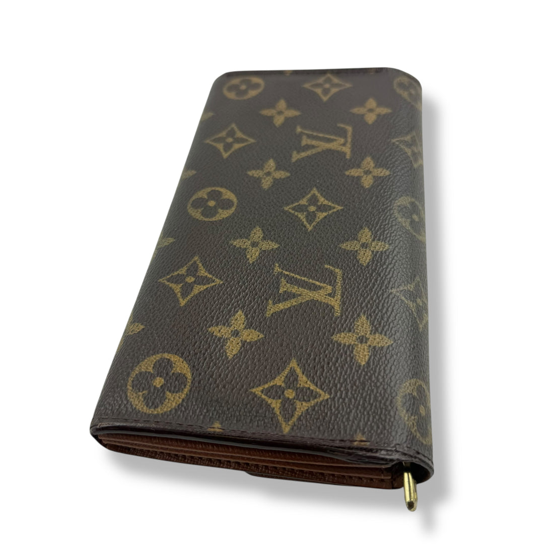Louis Vuitton Sarah Brown Monogram Femme Wallet