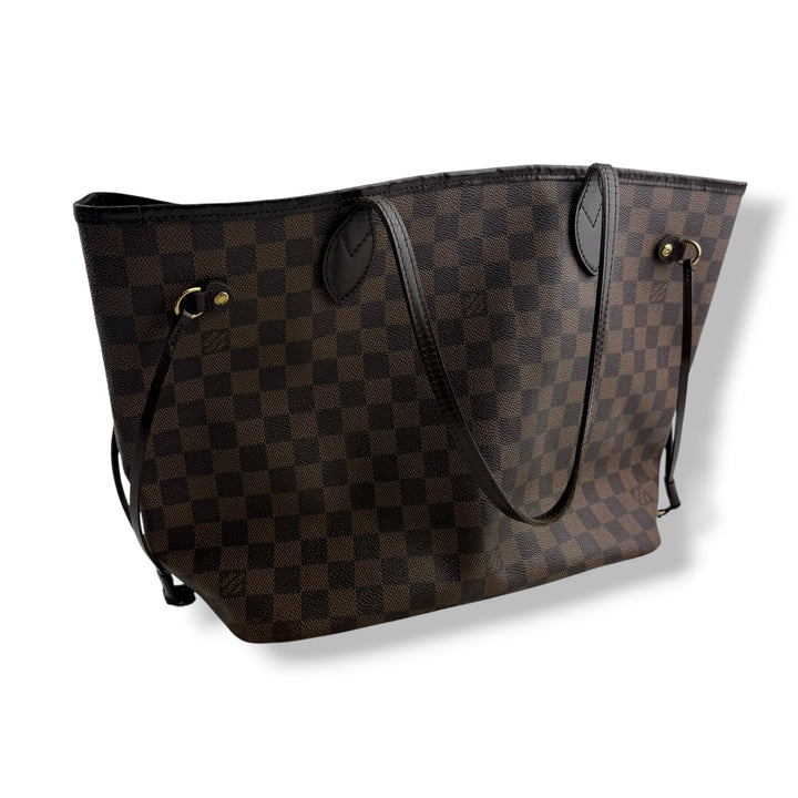 Louis Vuitton Brown Damier Neverfull MM Handbag