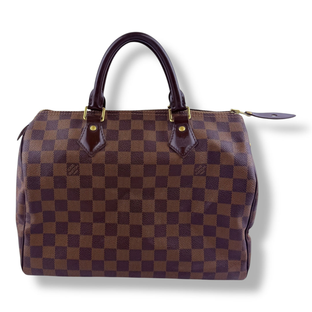 Louis Vuitton Speedy 30 Brown Damier Ebene Handbag