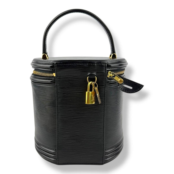 Louis Vuitton Black Epi Leather Cannes Handbag