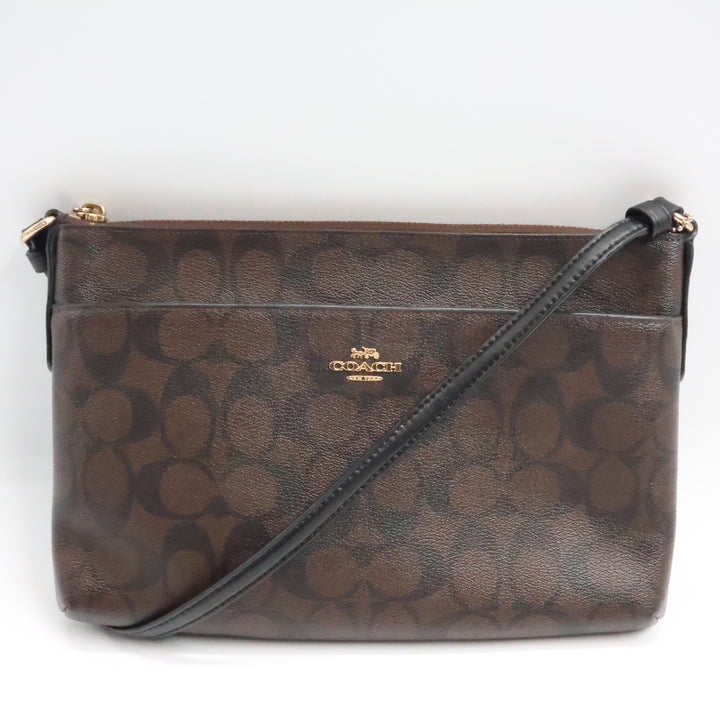 Coach Signature East/West Pop Crossbody Bag