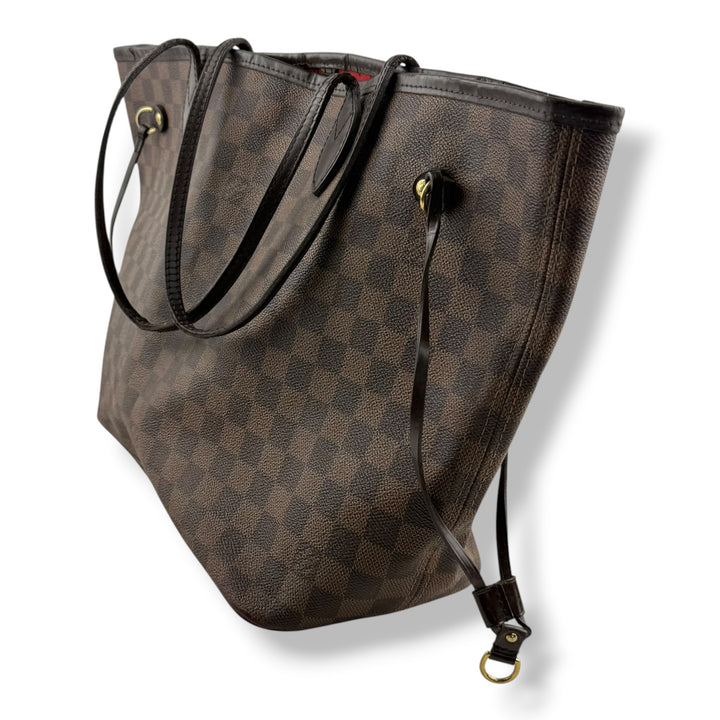 Louis Vuitton Brown Damier Neverfull MM Handbag