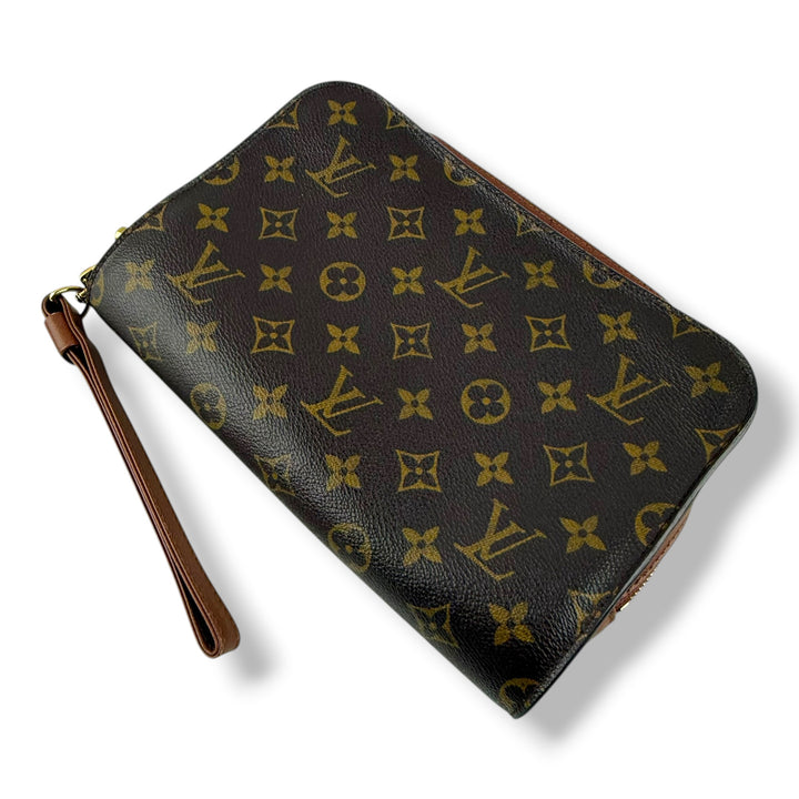 Louis Vuitton Brown Monogram Orsay Clutch Bag