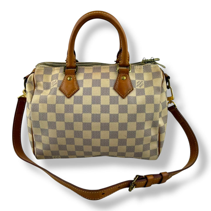 Louis Vuitton Damier Azur Speedy Bandouliere 25 Handbag