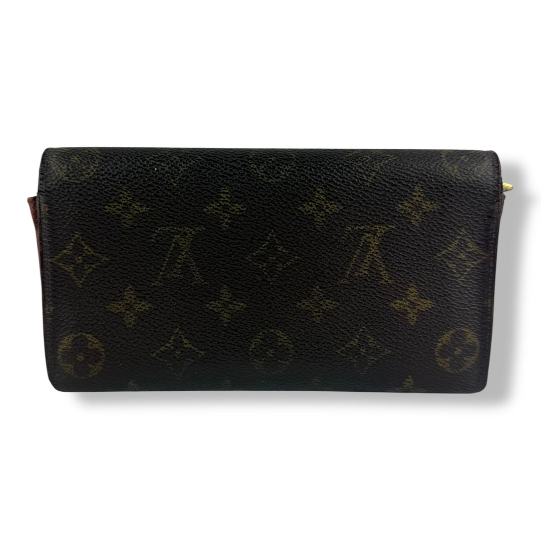 Louis Vuitton Sarah Brown Monogram Femme Wallet