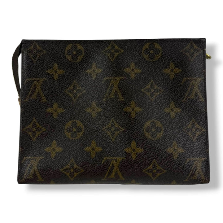 Louis Vuitton Vintage Brown Monogram Toiletry Pouch 19 Bag