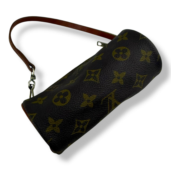 Louis Vuitton Vintage Brown Monogram Mini Papillon Pouch
