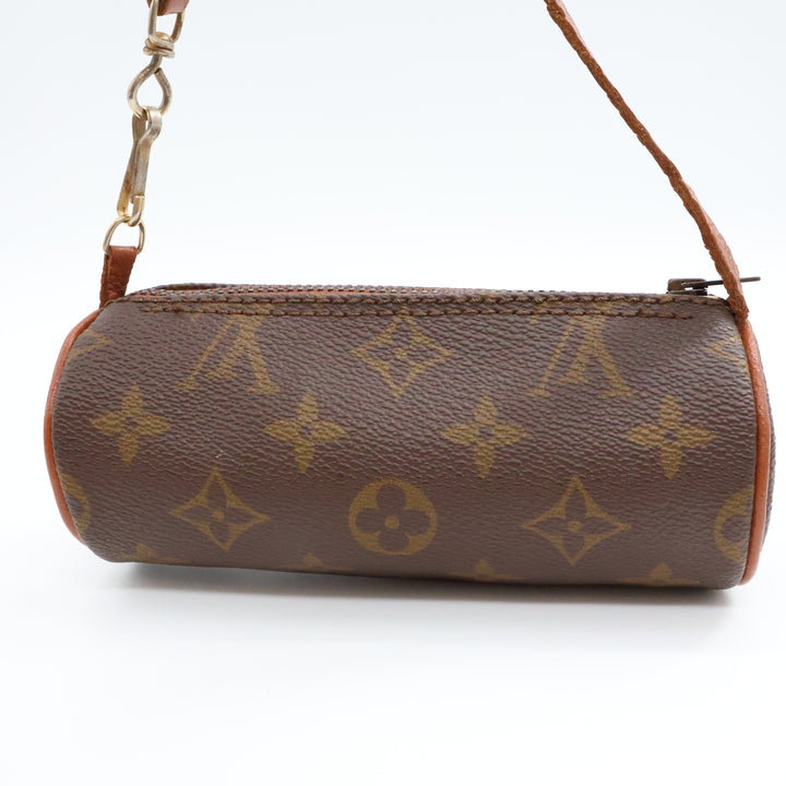 Louis Vuitton Vintage Brown Monogram Mini Papillon Pouch