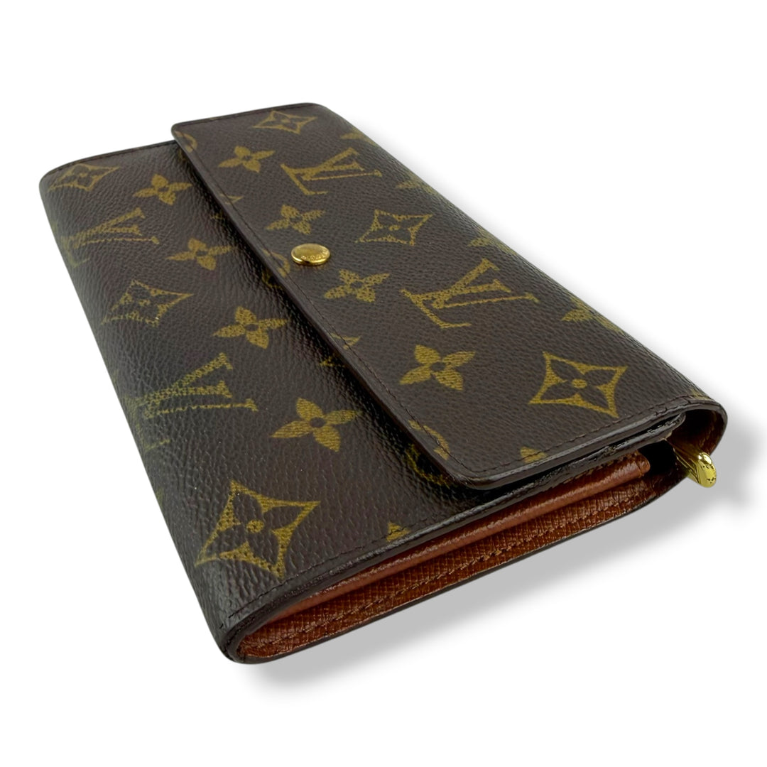 Louis Vuitton Sarah Brown Monogram Femme Wallet