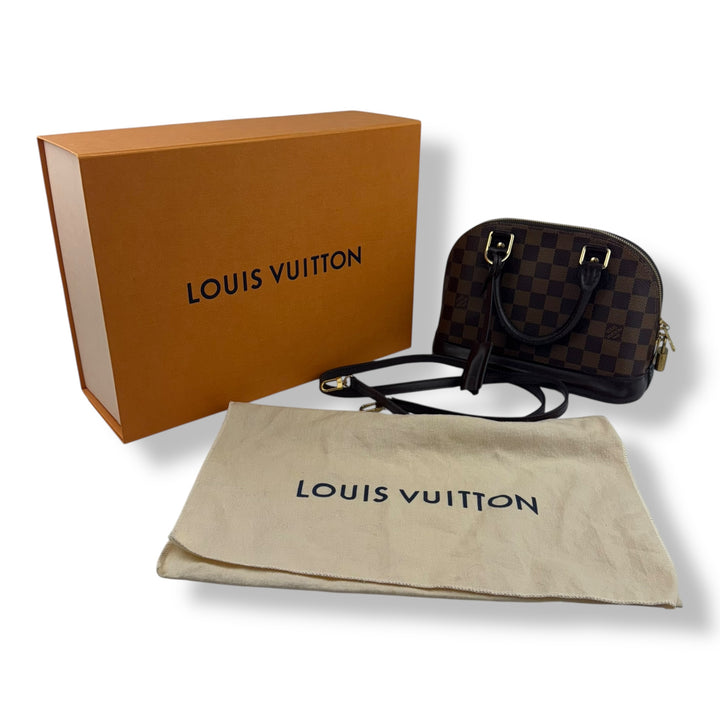 Louis Vuitton Brown Damier Ebene Alma BB Handbag