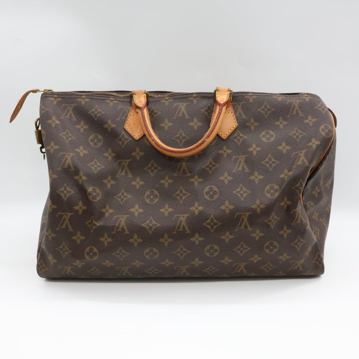 Louis Vuitton Brown Monogram Speedy 40 Handbag
