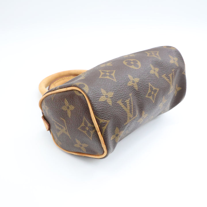Louis Vuitton Nano Speedy Brown Monogram Handbag