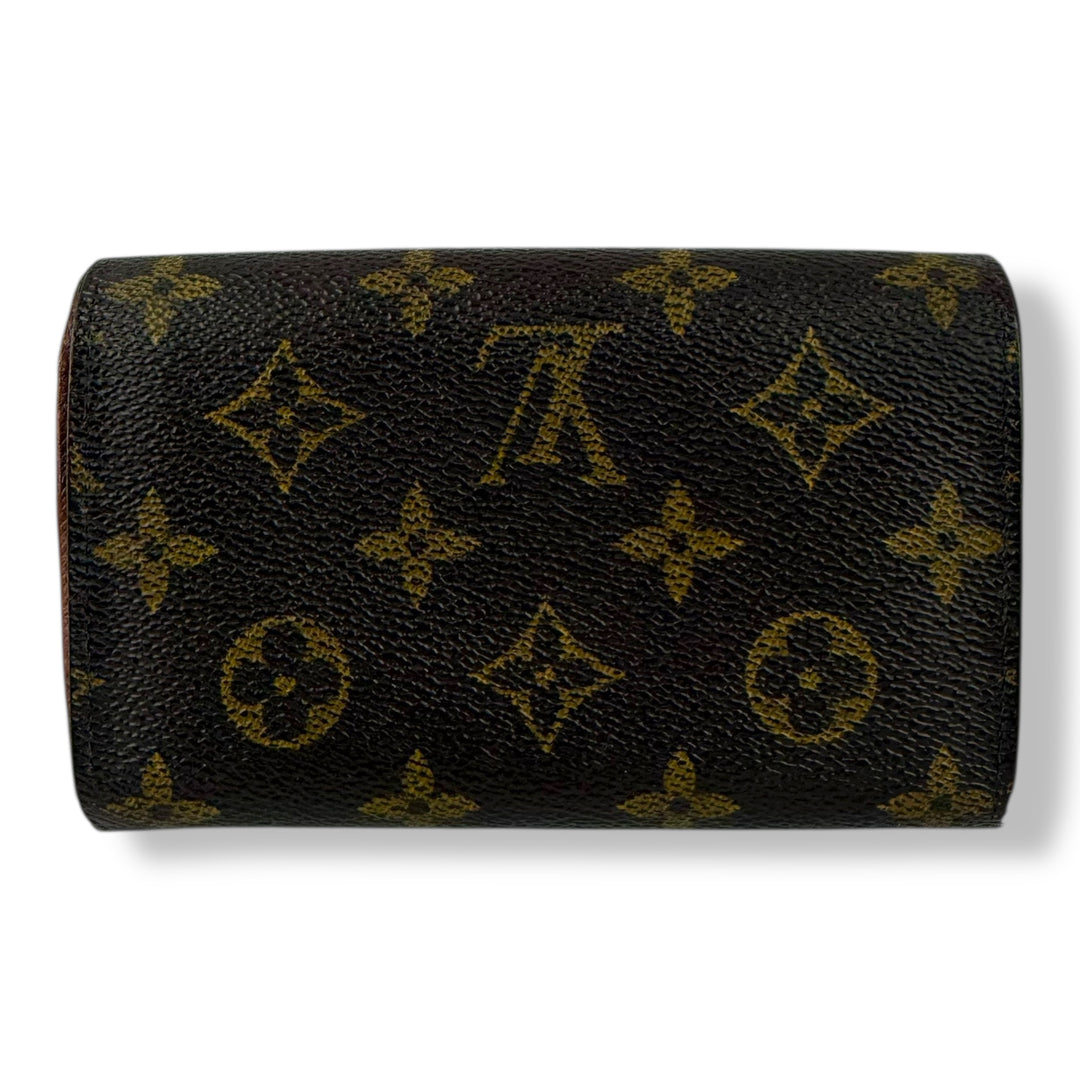 Louis Vuitton Brown Monogram Zippy Clip Purse