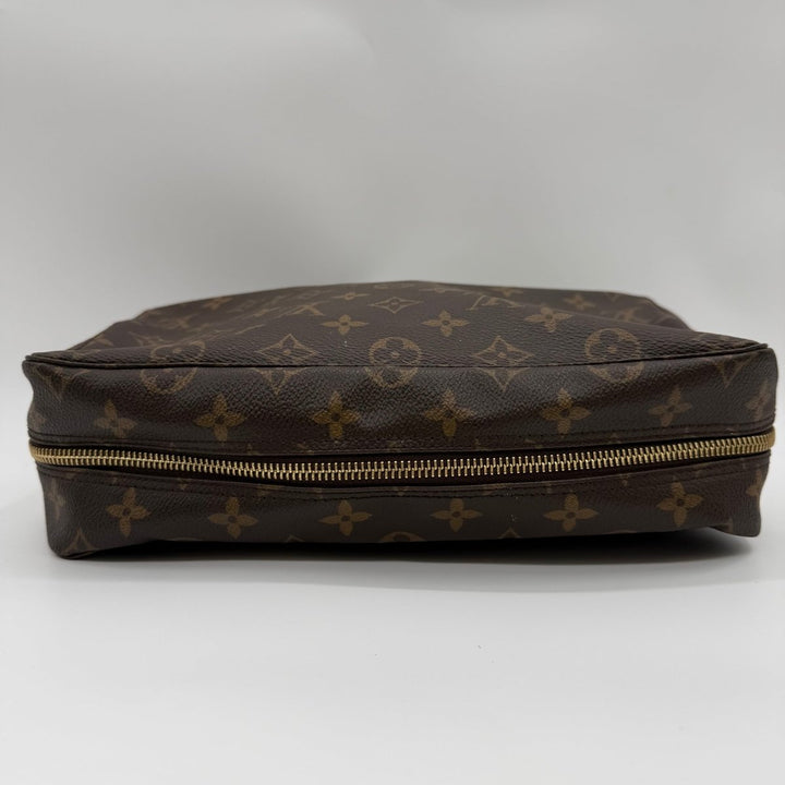 Louis Vuitton True Trousse 28 Brown Monogram Toiletry Pouch