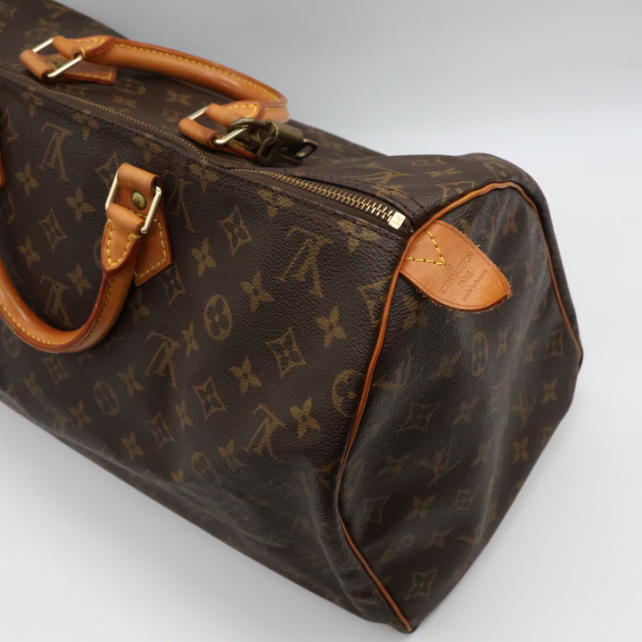 Louis Vuitton Brown Monogram Speedy 40 Handbag