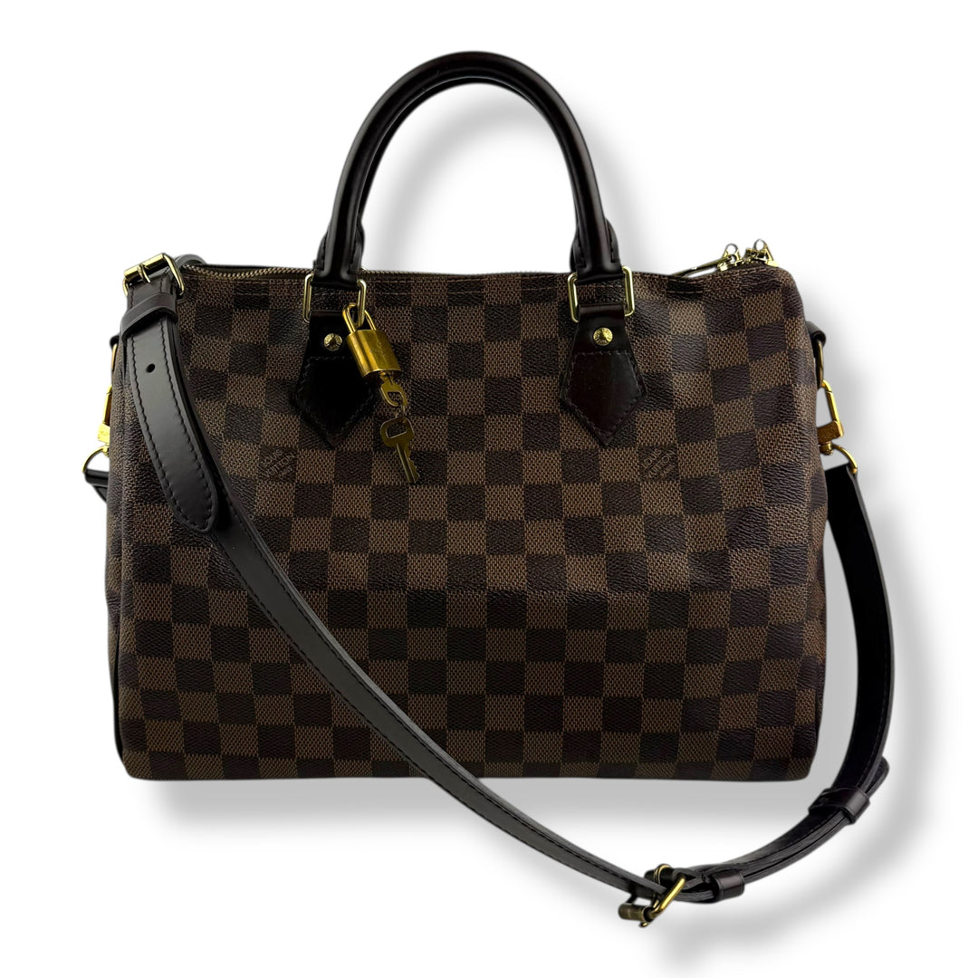 Louis Vuitton Brown Damier Speedy Bandouliere 30 Handbag