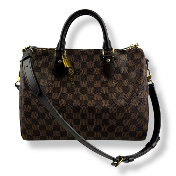 Louis Vuitton Brown Damier Speedy Bandouliere 30 Handbag