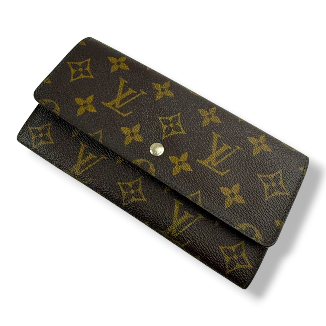 Louis Vuitton Sarah Brown Monogram Femme Wallet