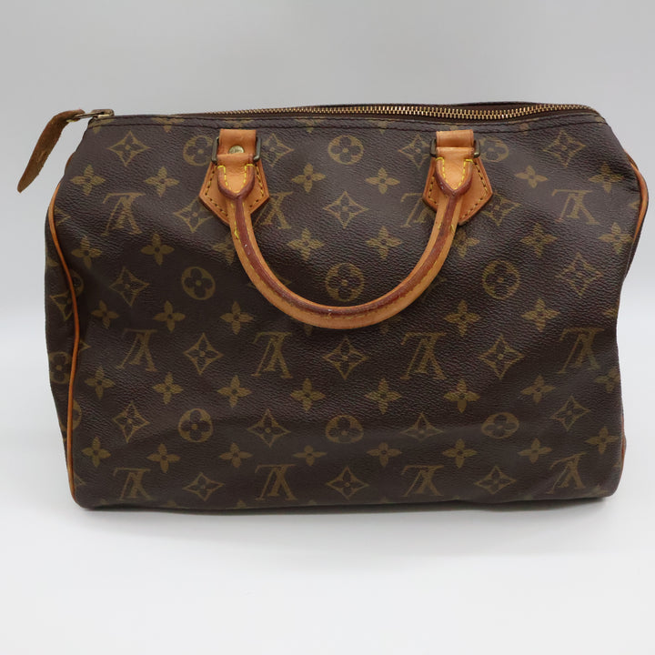 Louis Vuitton Speedy 30 Brown Monogram Handbag