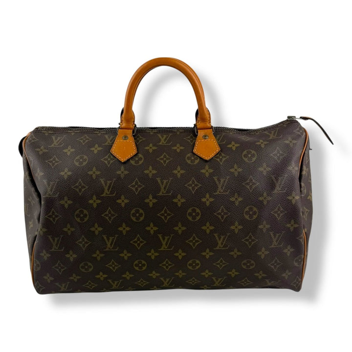 Louis Vuitton Vintage Brown Monogram Speedy 40 Handbag