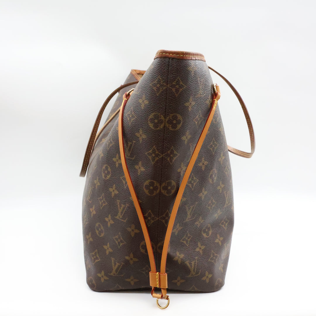 Louis Vuitton Brown Monogram Neverfull GM Handbag