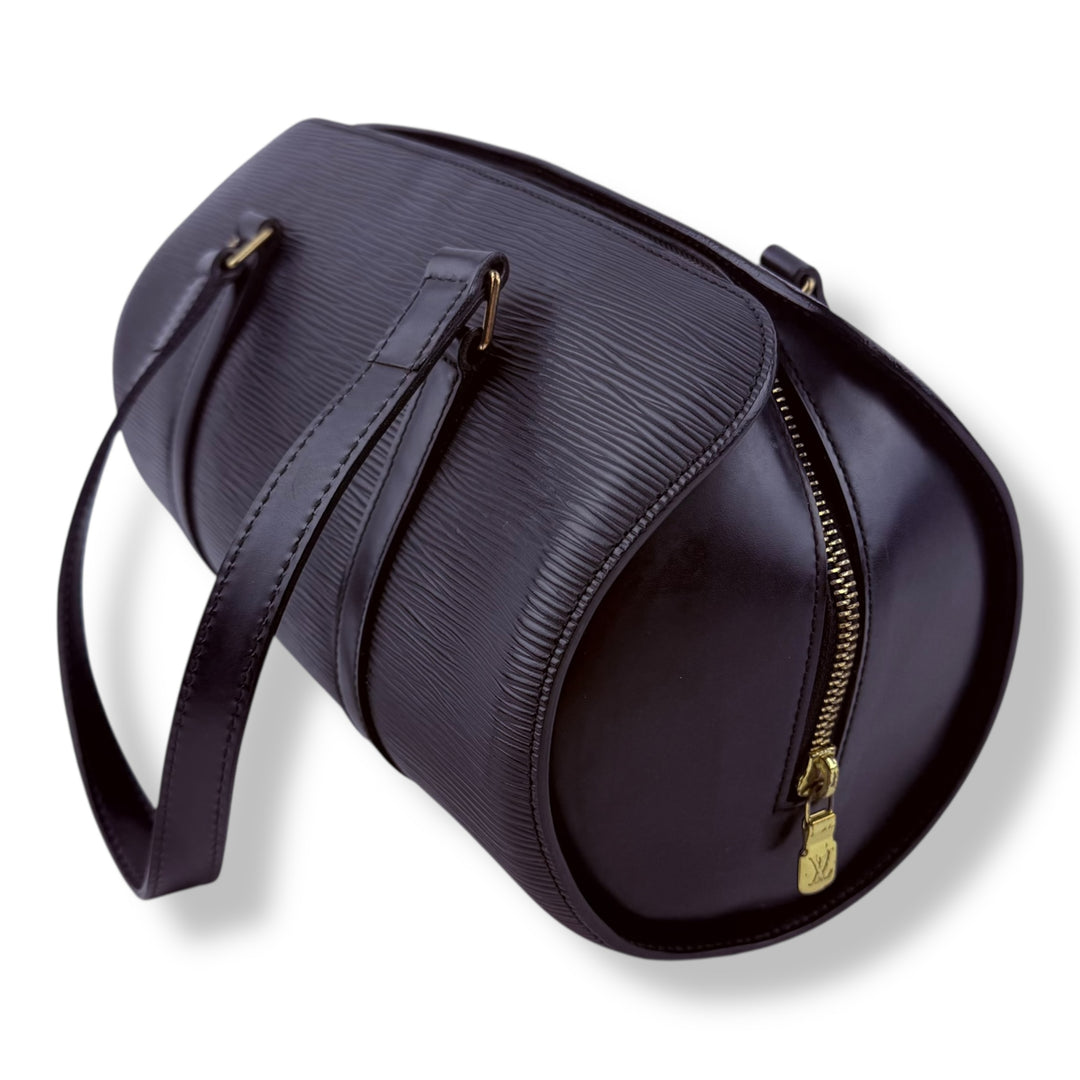 Louis Vuitton Souffloat 30 Black Epi Leather Handbag
