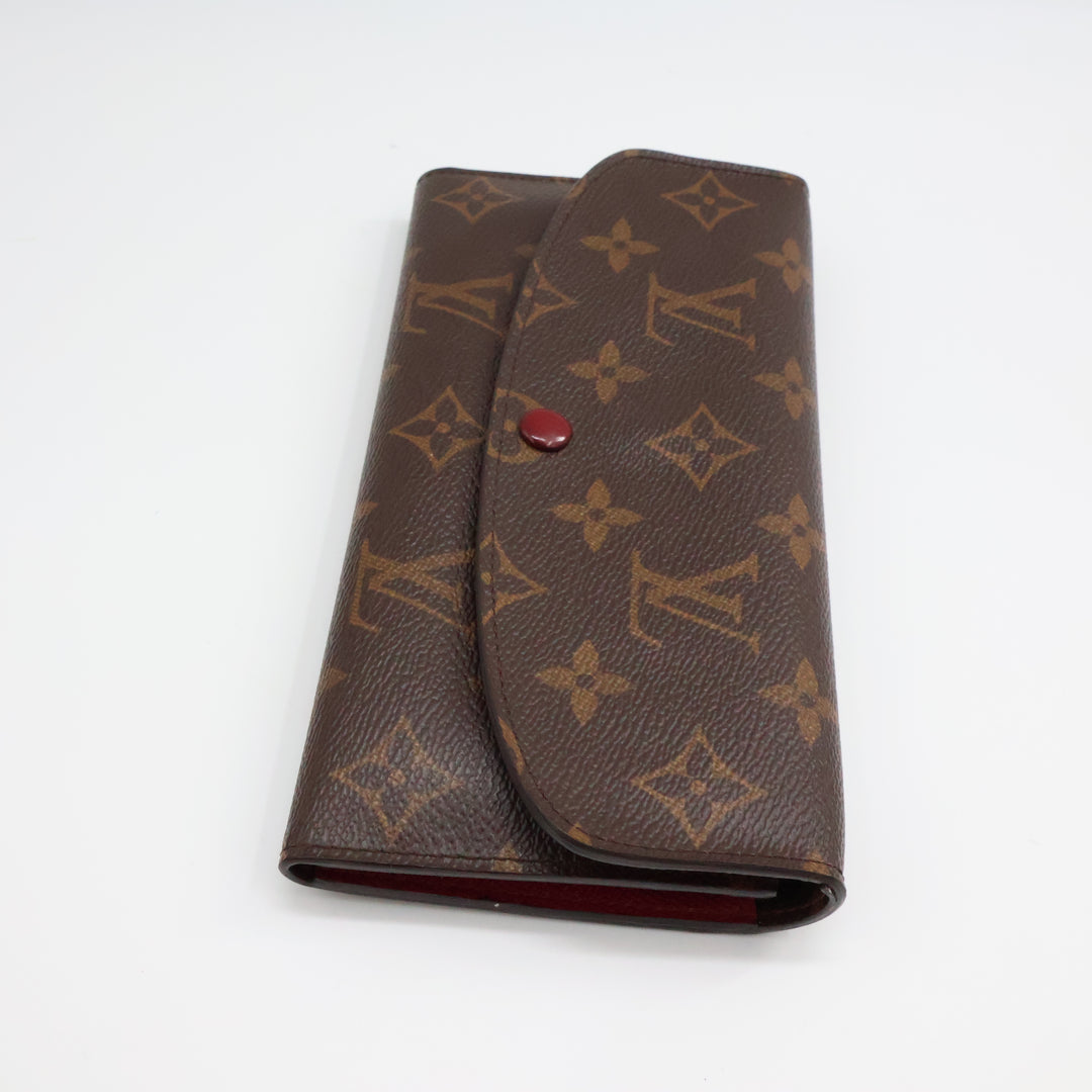 Louis Vuitton Emilie Brown Monogram Femme Wallet