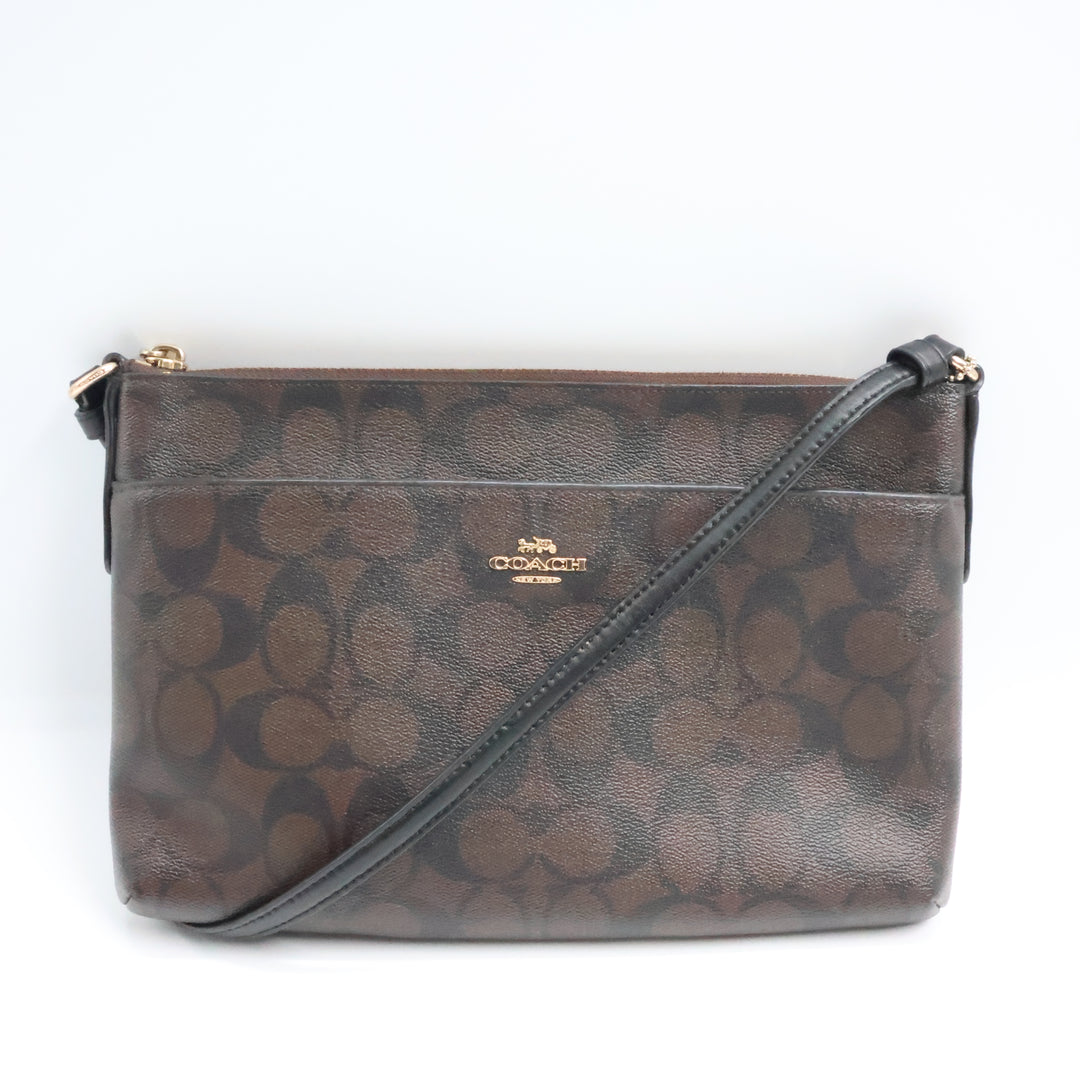 Coach Signature East/West Pop Crossbody Bag