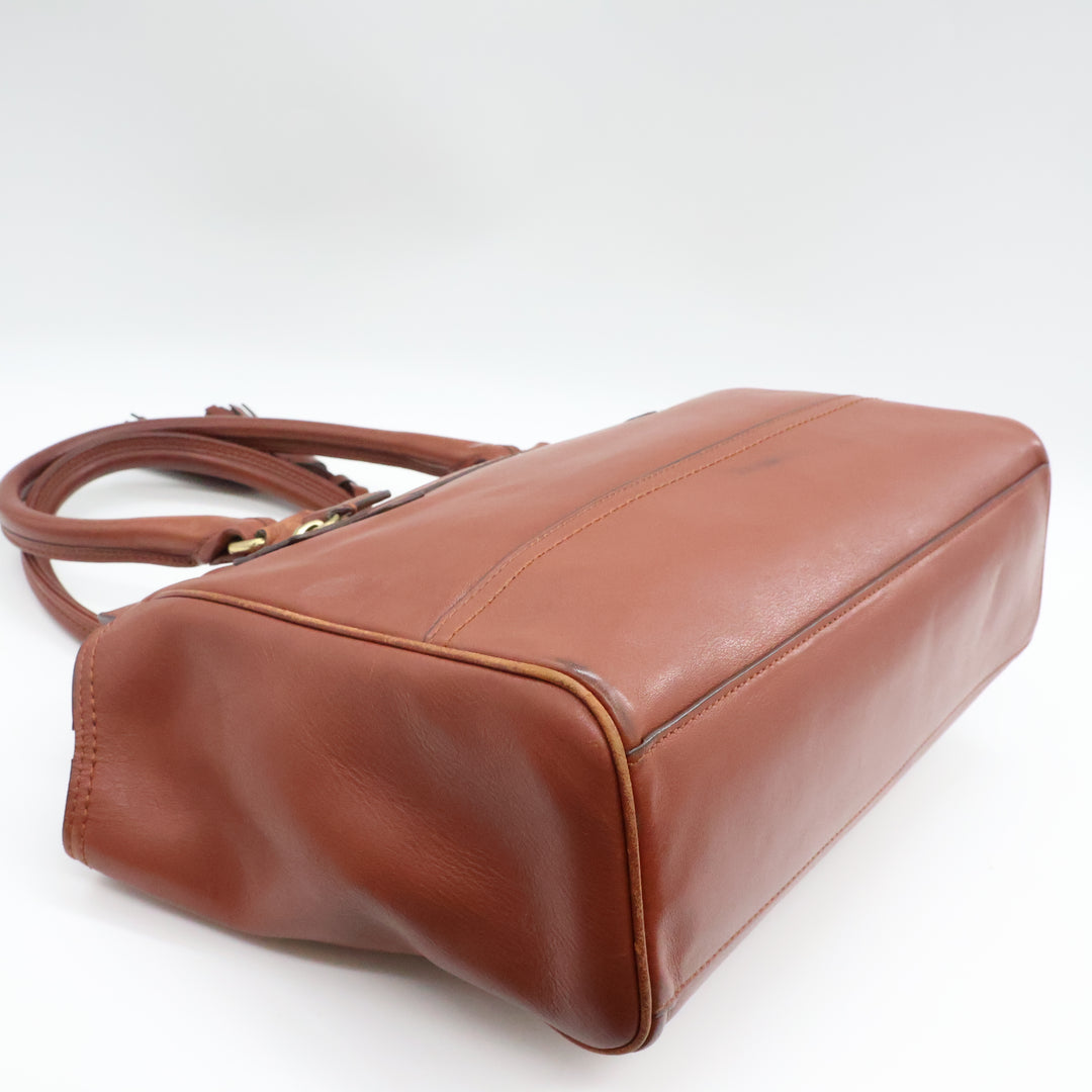 Coach Burnt Orange Legacy Candace Carryall