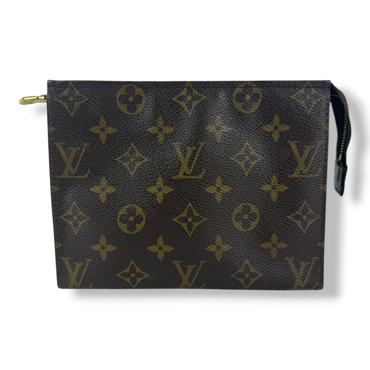 Louis Vuitton Vintage Brown Monogram Toiletry Pouch 19 Bag