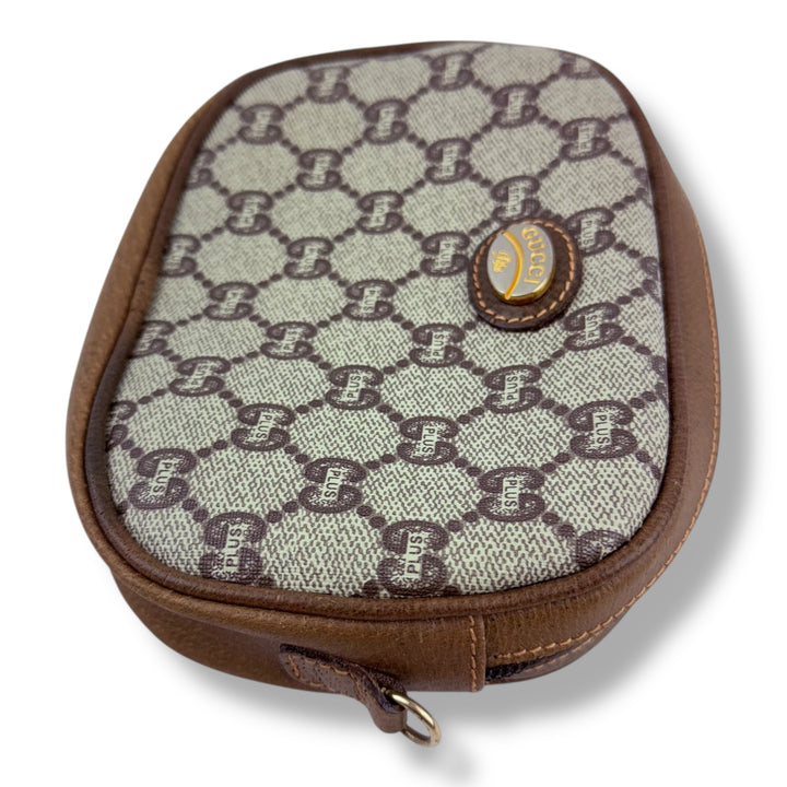 Gucci GG Plus Canvas Beige Shoulder Crossbody Bag