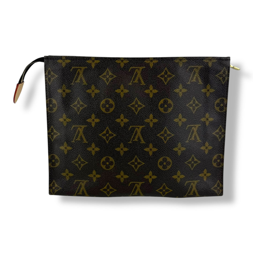 Louis Vuitton Brown Monogram Toiletry Pouch 26 Bag