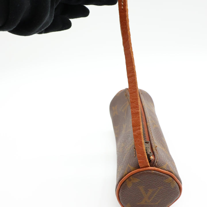 Louis Vuitton Vintage Brown Monogram Mini Papillon Pouch