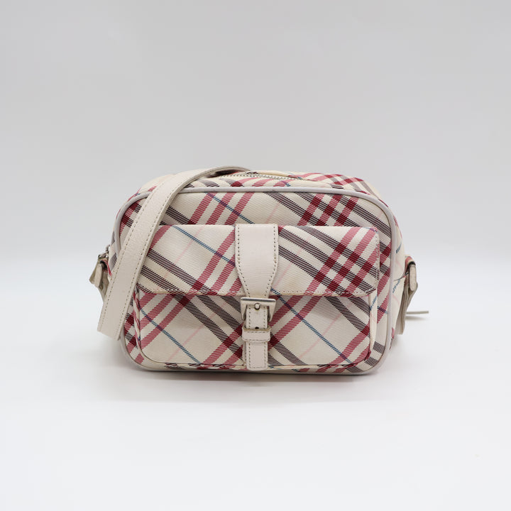 Burberry Blue Label White/Red Shoulder Bag