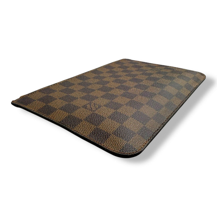 Louis Vuitton Damier Ebene Neverfull MM Clutch Pouch