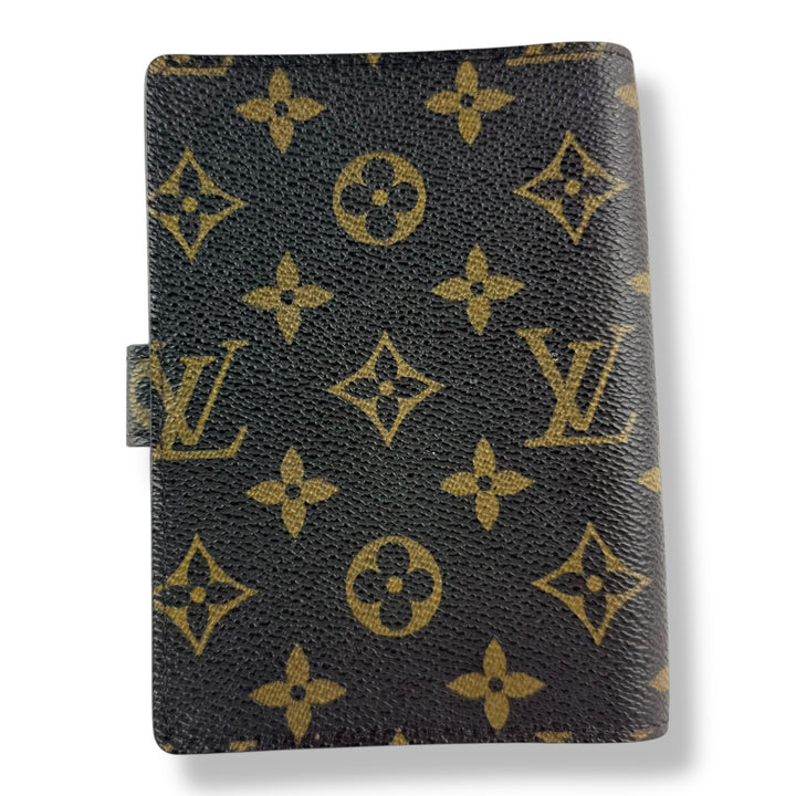 Louis Vuitton Brown Monogram Small Ring Agenda Wallet