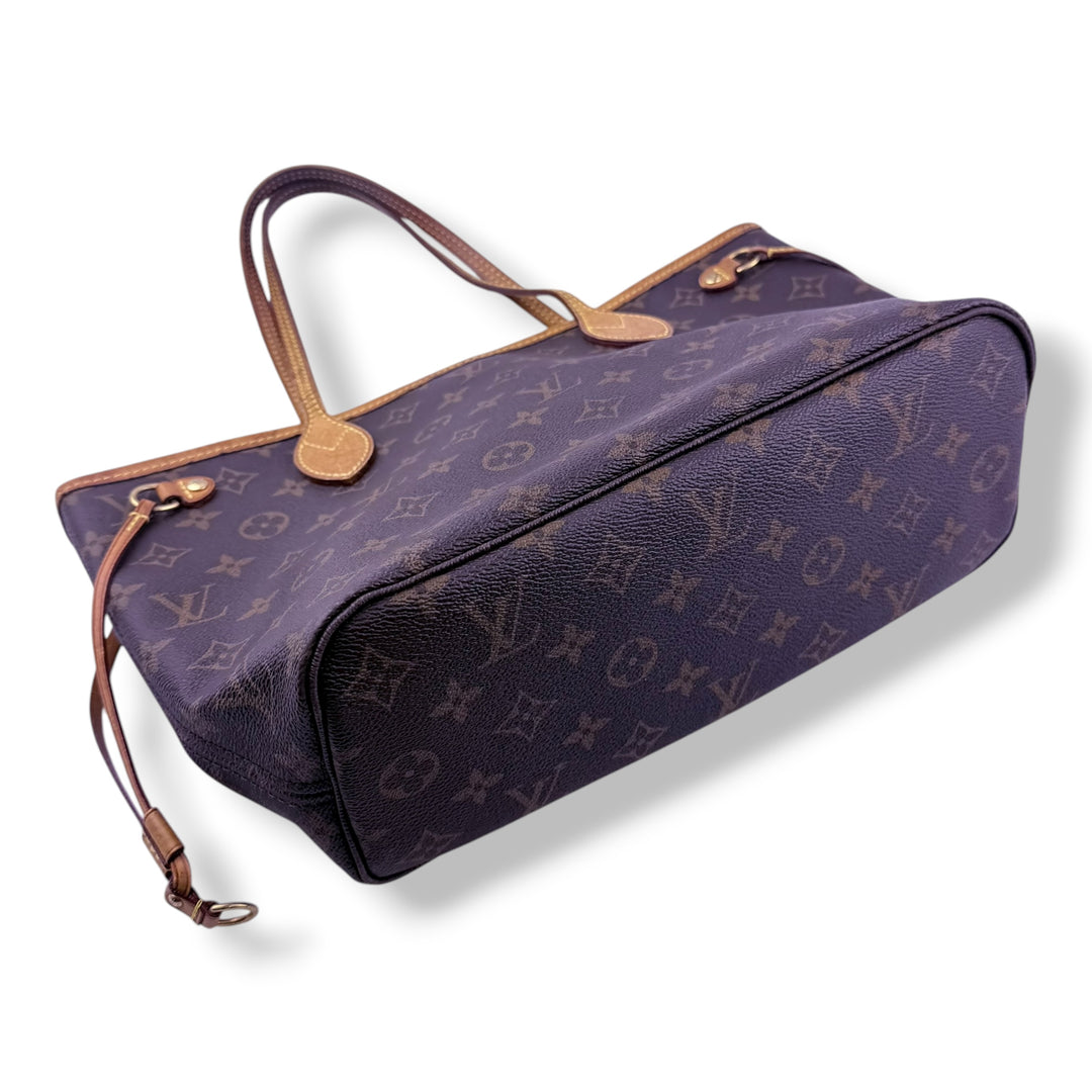 Louis Vuitton Brown Monogram Neverfull PM Handbag