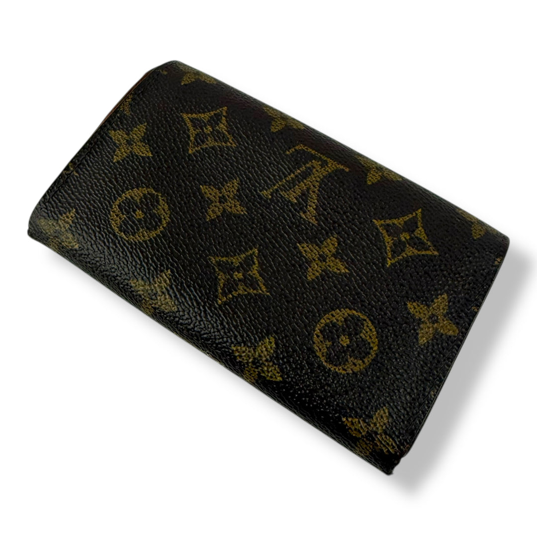 Louis Vuitton Brown Monogram Zippy Clip Purse