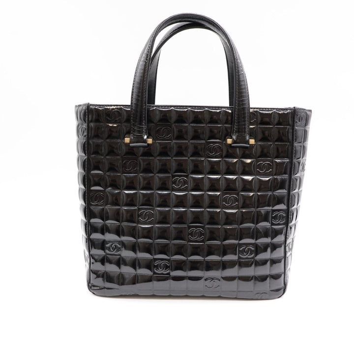 CHANEL Chocolate Bar Tote Bag Matelassé